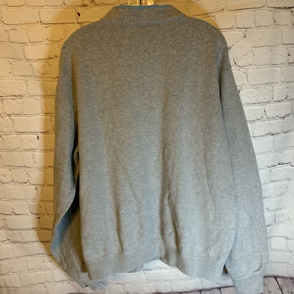 Peter Millar Gray 1/4 zip, XL - Picture 2 of 4